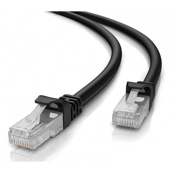POWERTECH καλώδιο δικτύου CAB-N202, Cat 5e U/UTP, CCA 26AWG, 10m, μαύρο
