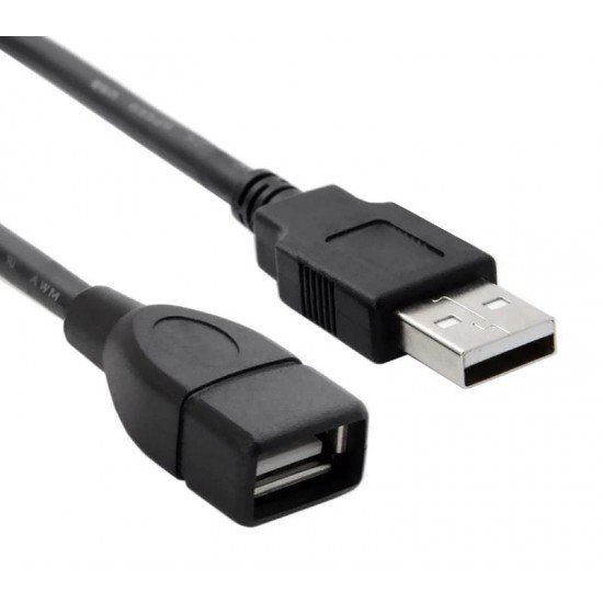 POWERTECH καλώδιο προέκτασης USB CAB-U011 480Mbps 1.5m μαύρο
