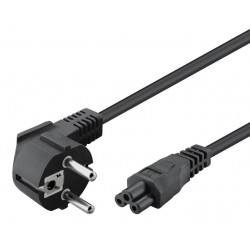 POWERTECH καλώδιο τροφοδοσίας CAB-P027 CCA 3x 0.75mm 1.5m μαύρο
