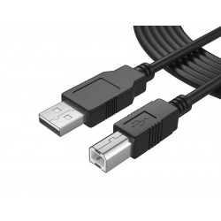 POWERTECH Καλώδιο USB 2.0 σε USB Type B 1.5m Black