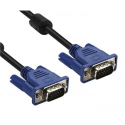 POWERTECH καλώδιο VGA CAB-G037 Full HD 2x ferrites 1.5m μαύρο POWERTECH καλώδιο VGA CAB-G037 Full HD 2x ferrites 1.5m μαύρο