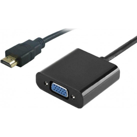 Powertech Μετατροπέας HDMI male σε VGA female Powertech Μετατροπέας HDMI male σε VGA female