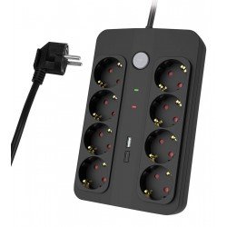 POWERTECH πολύπριζο ασφαλείας PT-1535, 8 θέσεων, με USB & USB-C θύρες, 16A, 1.5m, μαύρο
POWERTECH πολύπριζο ασφαλείας PT-1535, 8 θέσεων, με USB & USB-C θύρες, 16A, 1.5m, μαύρο