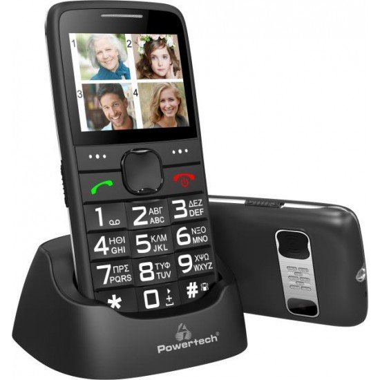 Powertech Sentry Eco Κινητό Τηλέφωνο Black Powertech Sentry Eco Κινητό Τηλέφωνο Black