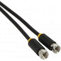 Prolink Καλώδιο Δορυφορικής F-Connector male - F-Connector male 1.5m