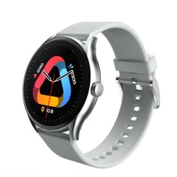 QCY GT S8 Aluminium 46mm Smartwatch με Παλμογράφο Γκρι
