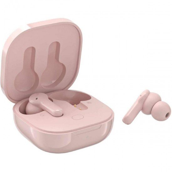 QCY T13 In-ear Bluetooth Handsfree Ακουστικά Ροζ
