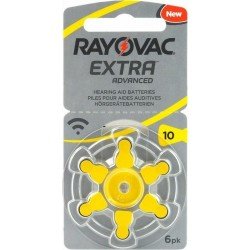 Rayovac Extra Advanced Μπαταρίες Ακουστικών Βαρηκοΐας 10 1.45V 6τμχ
