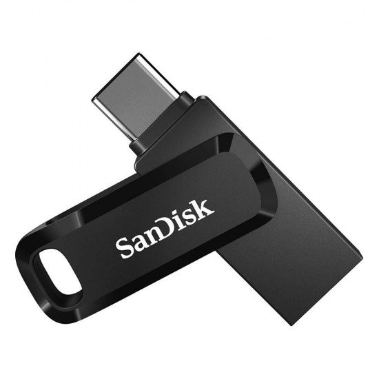 SanDisk Ultra Dual Drive Go USB 3.1 256GB USB-A & USB-C Μαύρο SanDisk Ultra Dual Drive Go USB 3.1 256GB USB-A & USB-C Μαύρο