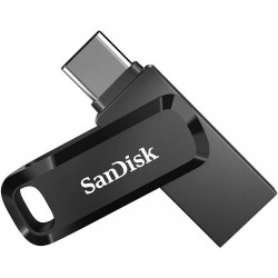 SanDisk Ultra Dual USB Drive Go Type C 64GB Black SanDisk Ultra Dual USB Drive Go Type C 64GB Black