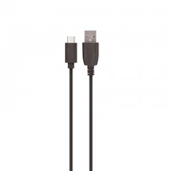 Setty Regular USB 2.0 to micro USB Cable Μαύρο 1m