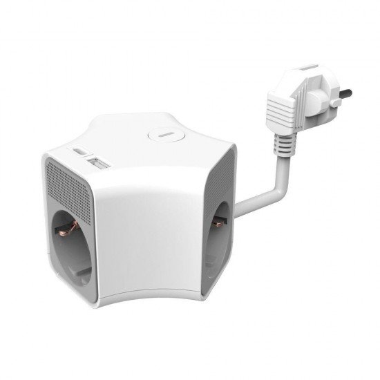 Technik Professional Στρογγυλό Πολύπριζο 3 Θέσεων 1,4m + USB-A + USB-C 16A Technik Professional Στρογγυλό Πολύπριζο 3 Θέσεων 1,4m + USB-A + USB-C 16A