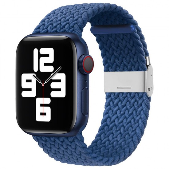 Techsuit Watchband (W032) Apple Watch 38/40/41/42mm Λουράκι Υφασμάτινο Atlantic Blue