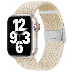 Techsuit Watchband (W032) Apple Watch 38/40/41/42mm Λουράκι Υφασμάτινο Λευκό