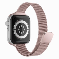 Techsuit Watchband (W034) Apple Watch 38/40/41/42mm Λουράκι Ανοξείδωτο Ατσάλι Ροζ