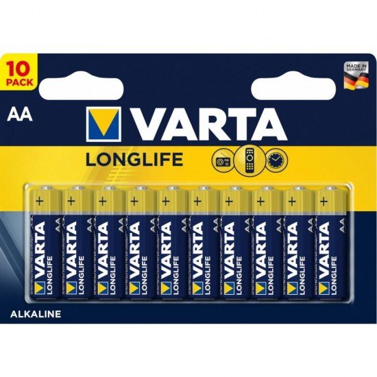 Varta 4106 Longlife AA Alkaline 10  τμχ