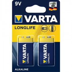 Varta 4122 Longlife 9V Alkaline (2τμχ)