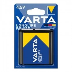 Varta 4912 Aλκαλική Μπαταρια Longlife Power Πλακέ 4,5V Varta 4912 Aλκαλική Μπαταρια Longlife Power Πλακέ 4,5V