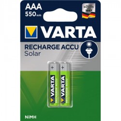 VARTA ΕΠΑΝΑΦΟΡΤΙΖΟΜΕΝΗ 550mAh 2τμχ. AAA SOLAR VARTA ΕΠΑΝΑΦΟΡΤΙΖΟΜΕΝΗ 550mAh 2τμχ. AAA SOLAR