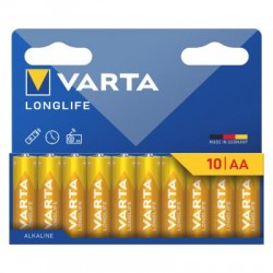 Varta Longlife Αλκαλικές Μπαταρίες AA 1.5V 10τμχ
