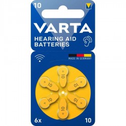Varta Μπαταρίες Ακουστικών Βαρηκοΐας 10 1.45V 6τμχ
