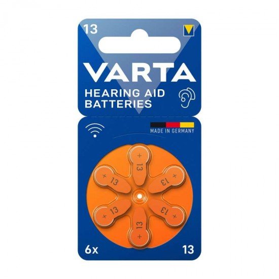 Varta Μπαταρίες Ακουστικών Βαρηκοΐας 13 1.45V 6τμχ
