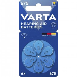 Varta Μπαταρίες Ακουστικών Βαρηκοΐας 675 1.45V 6τμχ