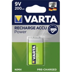 Varta Recharge Accu 9V 200mAh (1τμχ)