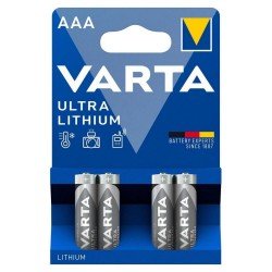 Varta Ultra Μπαταρίες Λιθίου AAA 1.5V 4τμχ
Varta Ultra Μπαταρίες Λιθίου AAA 1.5V 4τμχ
