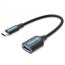 VENTION USB 3.1 (Gen 1) Type-C Male to A Female OTG Cable 0.15M Black