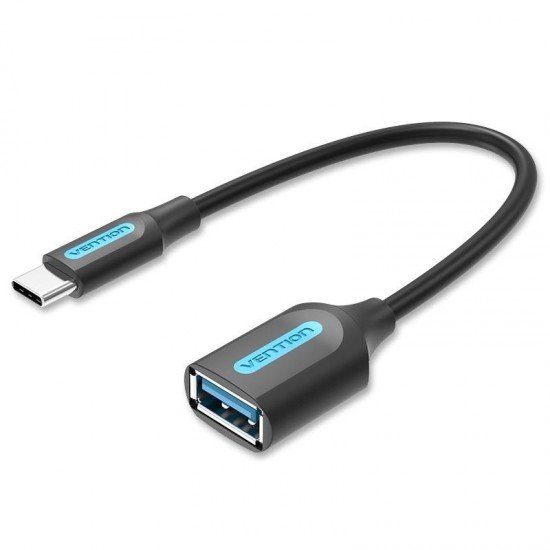 VENTION USB 3.1 (Gen 1) Type-C Male to A Female OTG Cable 0.15M Black