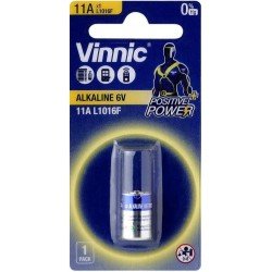 Vinnic Αλκαλική Μπαταρία 11A 6V 1τμχ
Vinnic Αλκαλική Μπαταρία 11A 6V 1τμχ