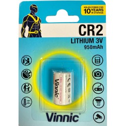 Vinnic Μπαταρία Λιθίου CR2 3V 1τμχ
