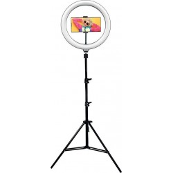 Volte-tel 3 Color Led Selfie Ring Light 13'' 32.5cm 2700-7000k 5v/11w Με Τριποδο 210cm Και Βαση Τηλεφωνου Volte-tel 3 Color Led Selfie Ring Light 13'' 32.5cm 2700-7000k 5v/11w Με Τριποδο 210cm Και Βαση Τηλεφωνου