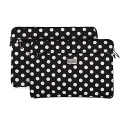 Wonder Sleeve Laptop 17 inches black polka-dot Wonder Sleeve Laptop 17 inches black polka-dot