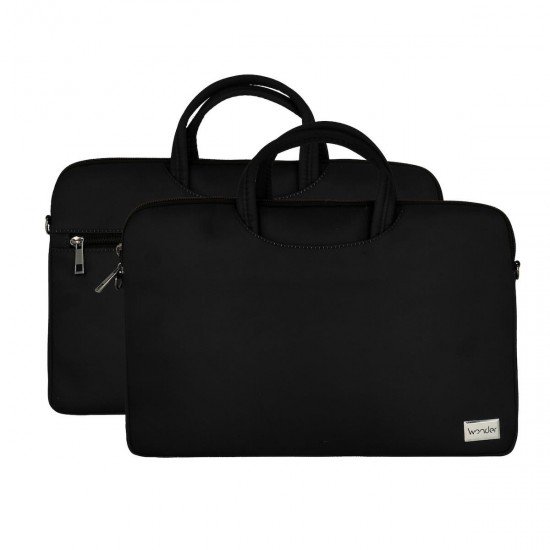 Wonder Τσάντα Ώμου / Χειρός για Laptop 17'' σε Μαύρο χρώμα Wonder Τσάντα Ώμου / Χειρός για Laptop 17'' σε Μαύρο χρώμα