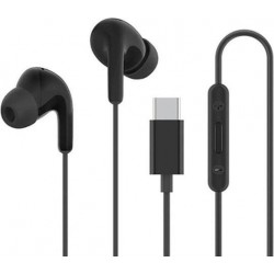 Xiaomi Earphones In-ear Handsfree Ακουστικά με Βύσμα USB-C Μαύρο
