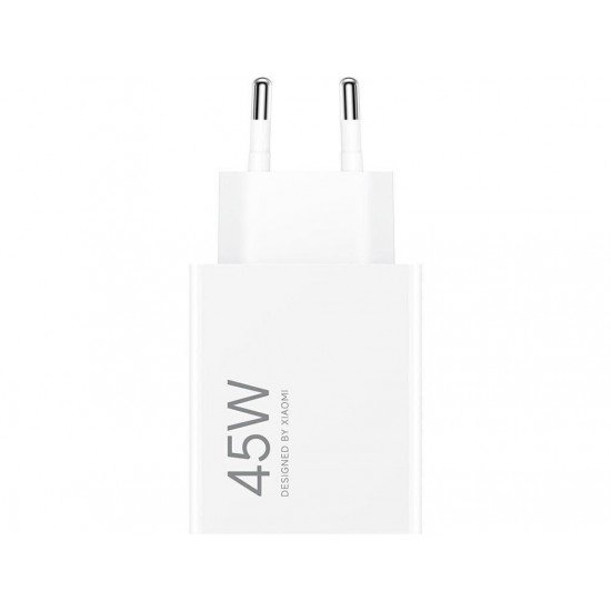 Xiaomi Φορτιστής USB-A 45W Λευκός Turbo Charging Xiaomi Φορτιστής USB-A 45W Λευκός Turbo Charging