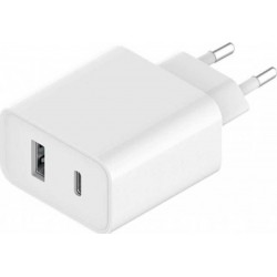 Xiaomi Mi Travel Charger (USB A+ USB C) 33W White