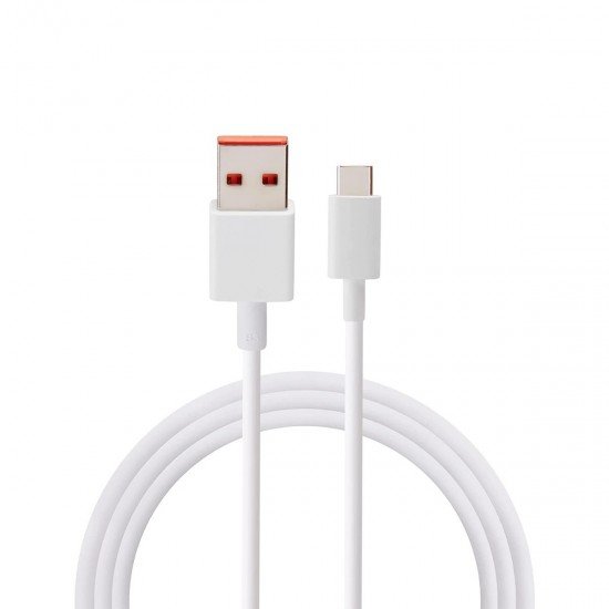 Xiaomi USB 3.1 Cable USB-C male - USB-A 6A 1m Λευκό