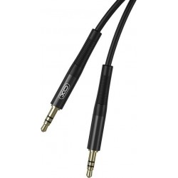 XO Cable 3.5mm Male - 3.5mm Male Μαύρο 1m XO Cable 3.5mm Male - 3.5mm Male Μαύρο 1m