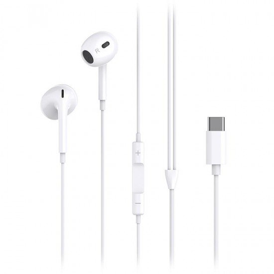 XO EP74 Earbuds Handsfree Ακουστικά με Βύσμα USB-C Λευκό
XO EP74 Earbuds Handsfree Ακουστικά με Βύσμα USB-C Λευκό