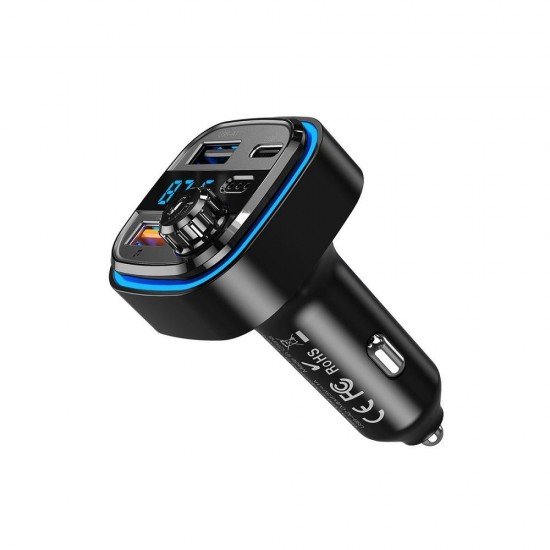 XO FM Transmitter Αυτοκινήτου BCC08 με Bluetooth / Type-C / USB XO FM Transmitter Αυτοκινήτου BCC08 με Bluetooth / Type-C / USB