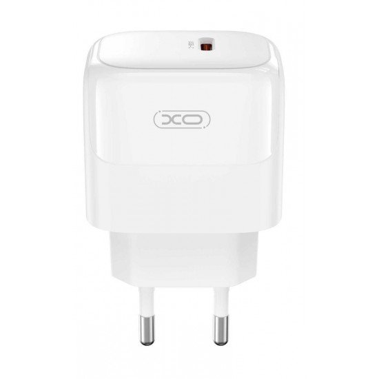 XO L136 Φορτιστής Χωρίς Καλώδιο με Θύρα USB-C 20W Power Delivery Λευκός