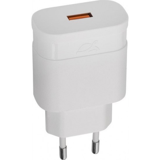 XO L36 Wall Adapter QC3.0 1xUSB Λευκό XO L36 Wall Adapter QC3.0 1xUSB Λευκό
