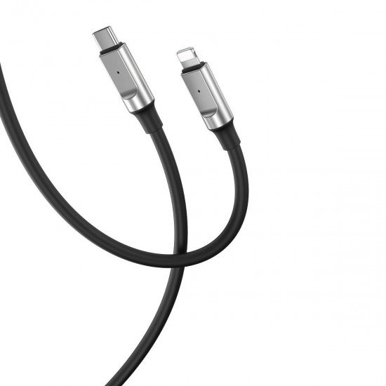 XO NB-Q252A USB-C - Lightning 1m 27W Black