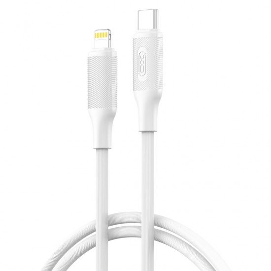 XO NB-Q265ATL USB-C to Lightning Cable 27W Λευκό 1m