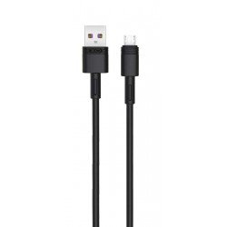 XO NB166 Regular USB 2.0 to micro USB Cable Μαύρο 1m
