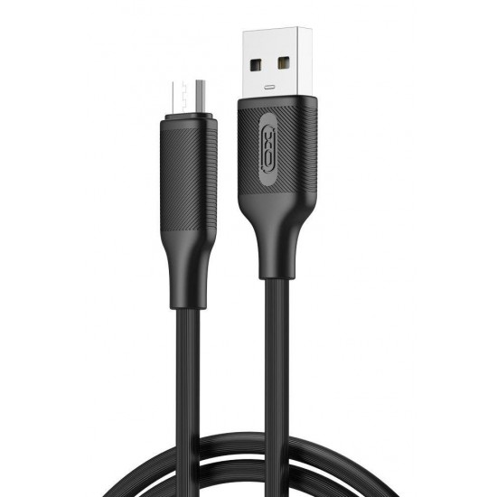 XO NB265 USB-A σε Micro USB Καλώδιο 1m Μαύρο