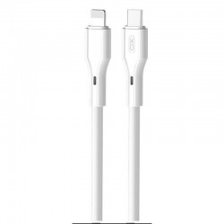 XO NBQ231A USB-C to Lightning Cable 27W Λευκό 1m
